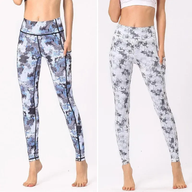 Cloud Hide Yoga Pants Sports Camouflage Leggings