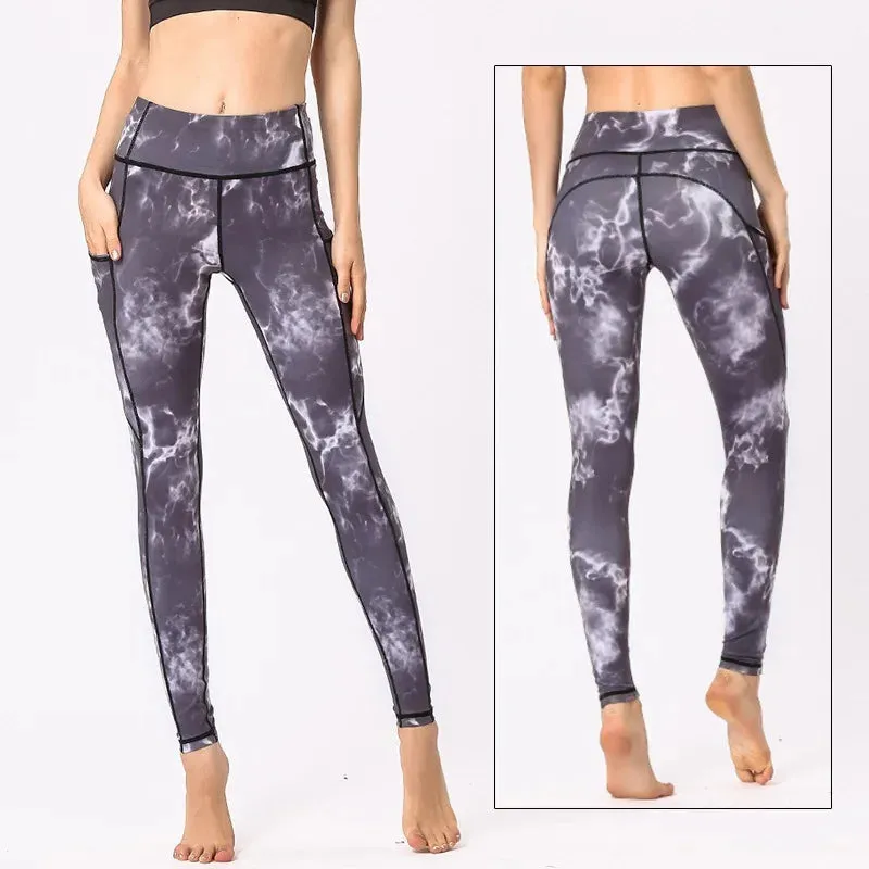 Cloud Hide Yoga Pants Sports Camouflage Leggings