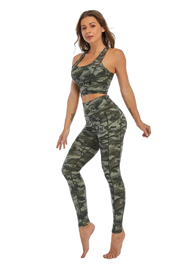 Cloud Hide Yoga Pants Sports Camouflage Leggings