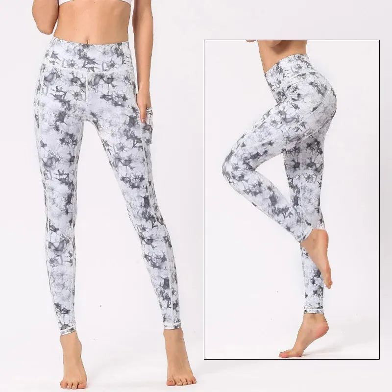 Cloud Hide Yoga Pants Sports Camouflage Leggings