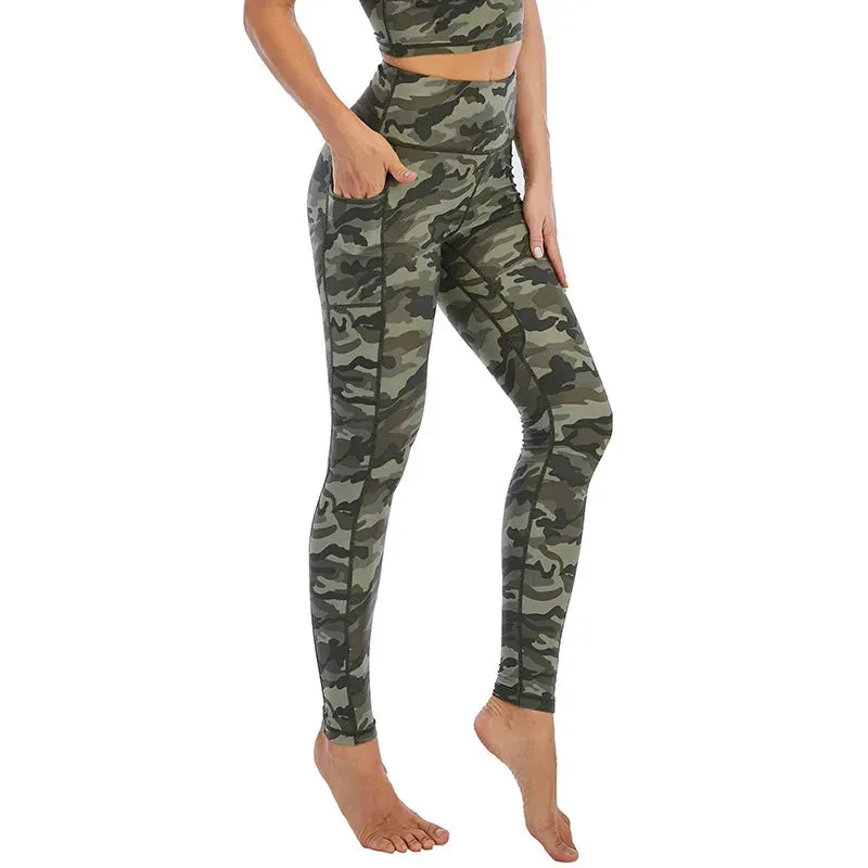 Cloud Hide Yoga Pants Sports Camouflage Leggings