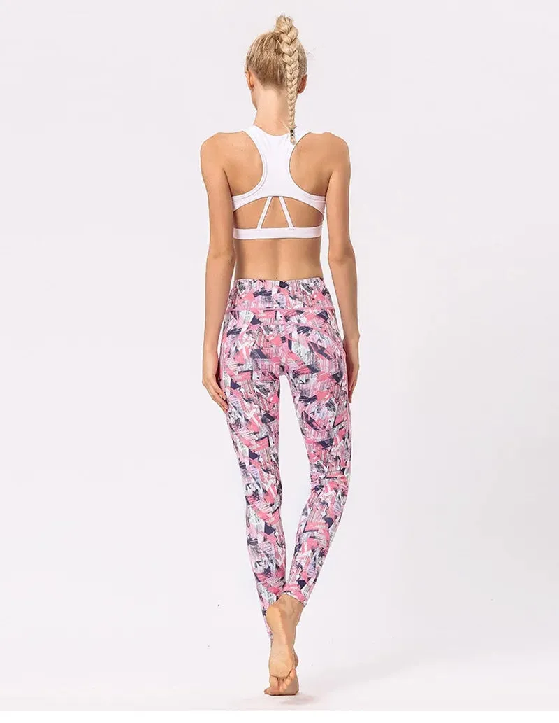 Cloud Hide Yoga Pants Sports Camouflage Leggings