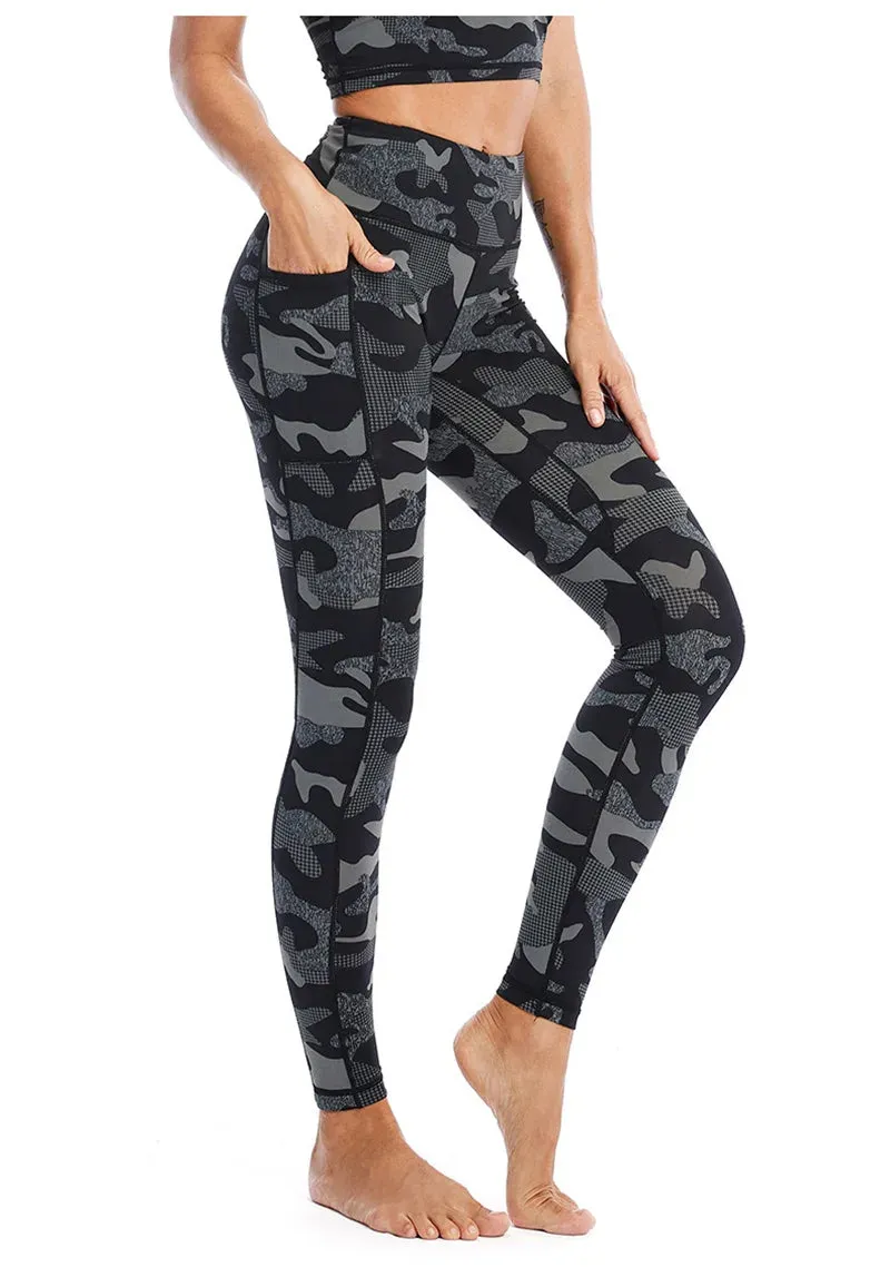 Cloud Hide Yoga Pants Sports Camouflage Leggings