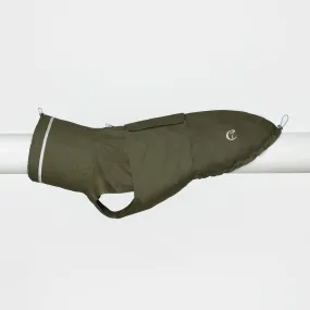 Cloud7 Hamburg Dog Rain Coat in Moss Green