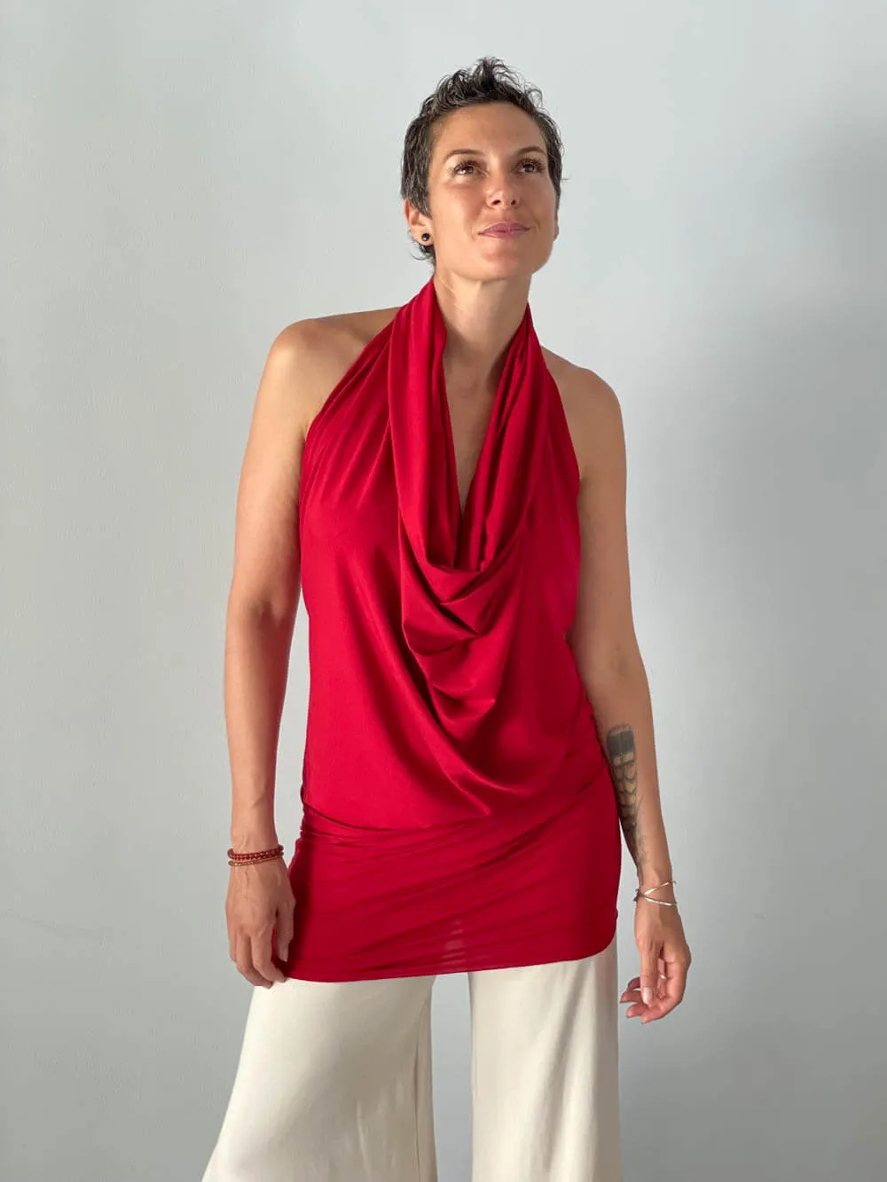 Convertible Wing Shrug Tunic