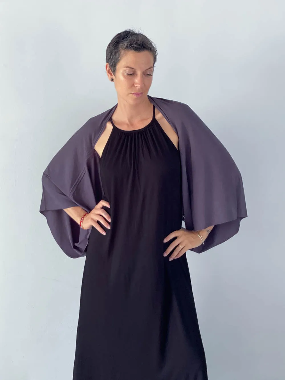 Convertible Wing Shrug Tunic