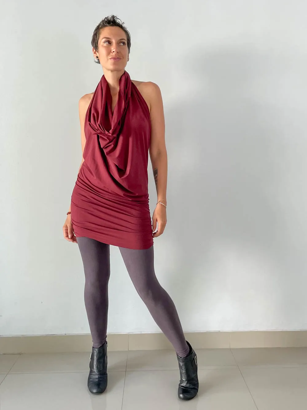 Convertible Wing Shrug Tunic