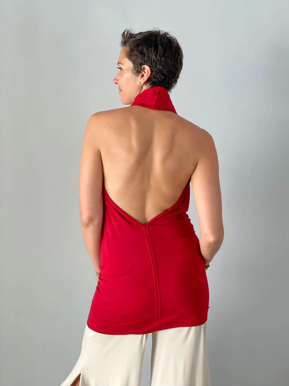 Convertible Wing Shrug Tunic