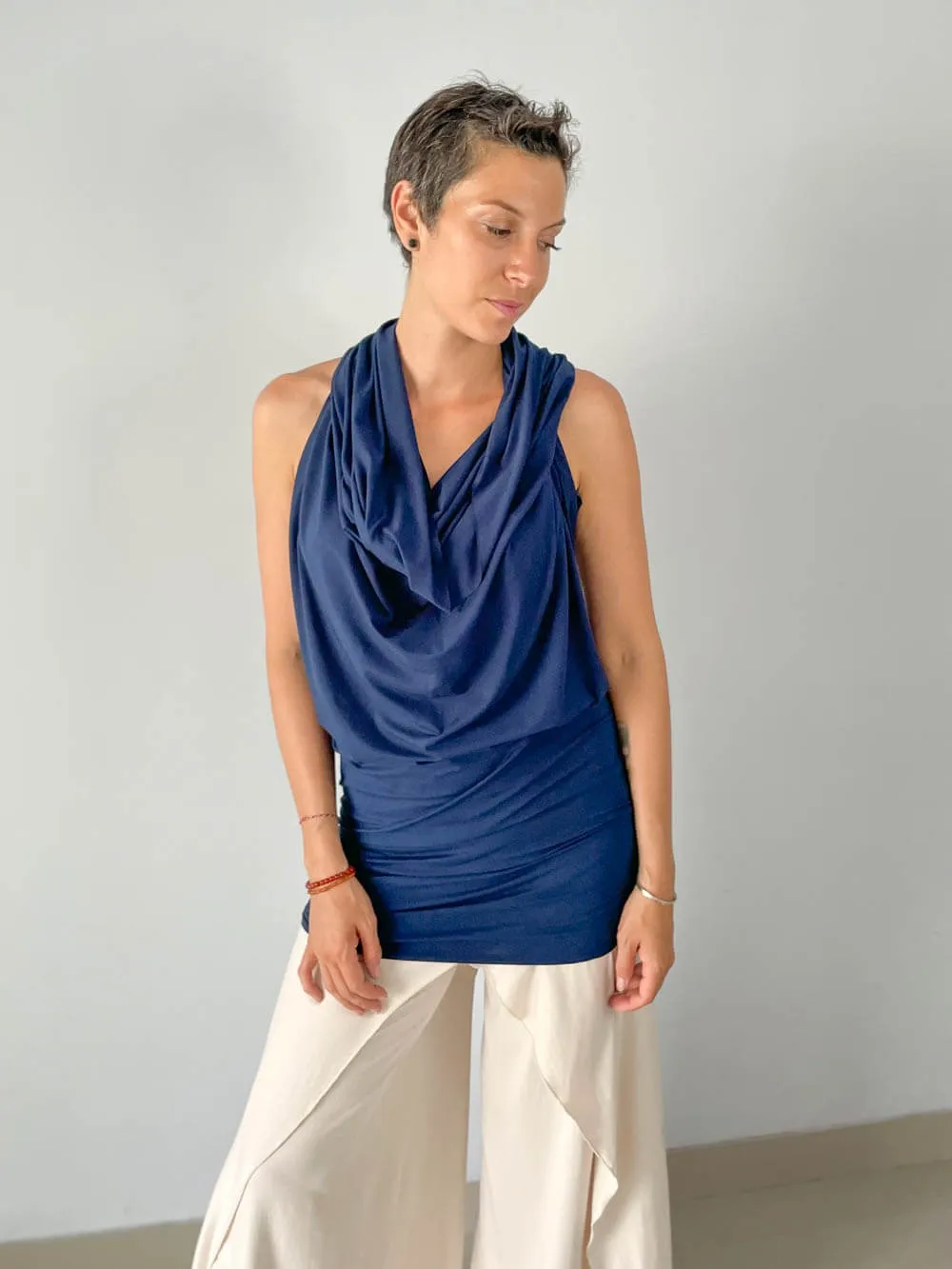 Convertible Wing Shrug Tunic