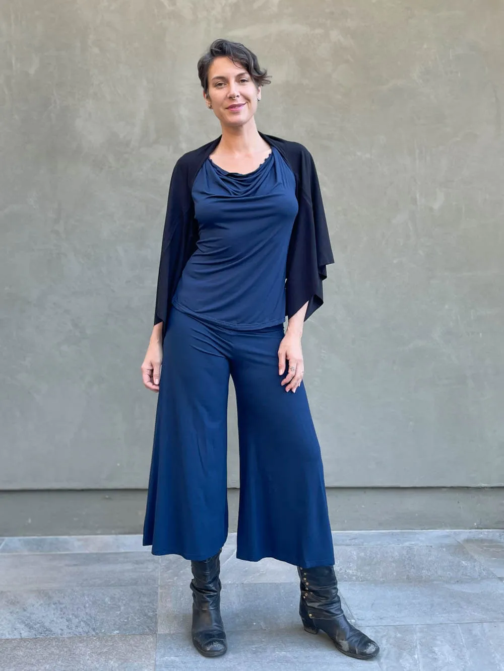 Convertible Wing Shrug Tunic