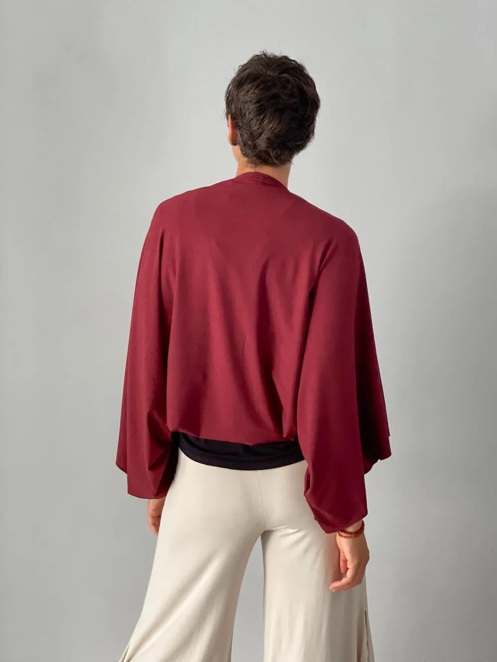 Convertible Wing Shrug Tunic