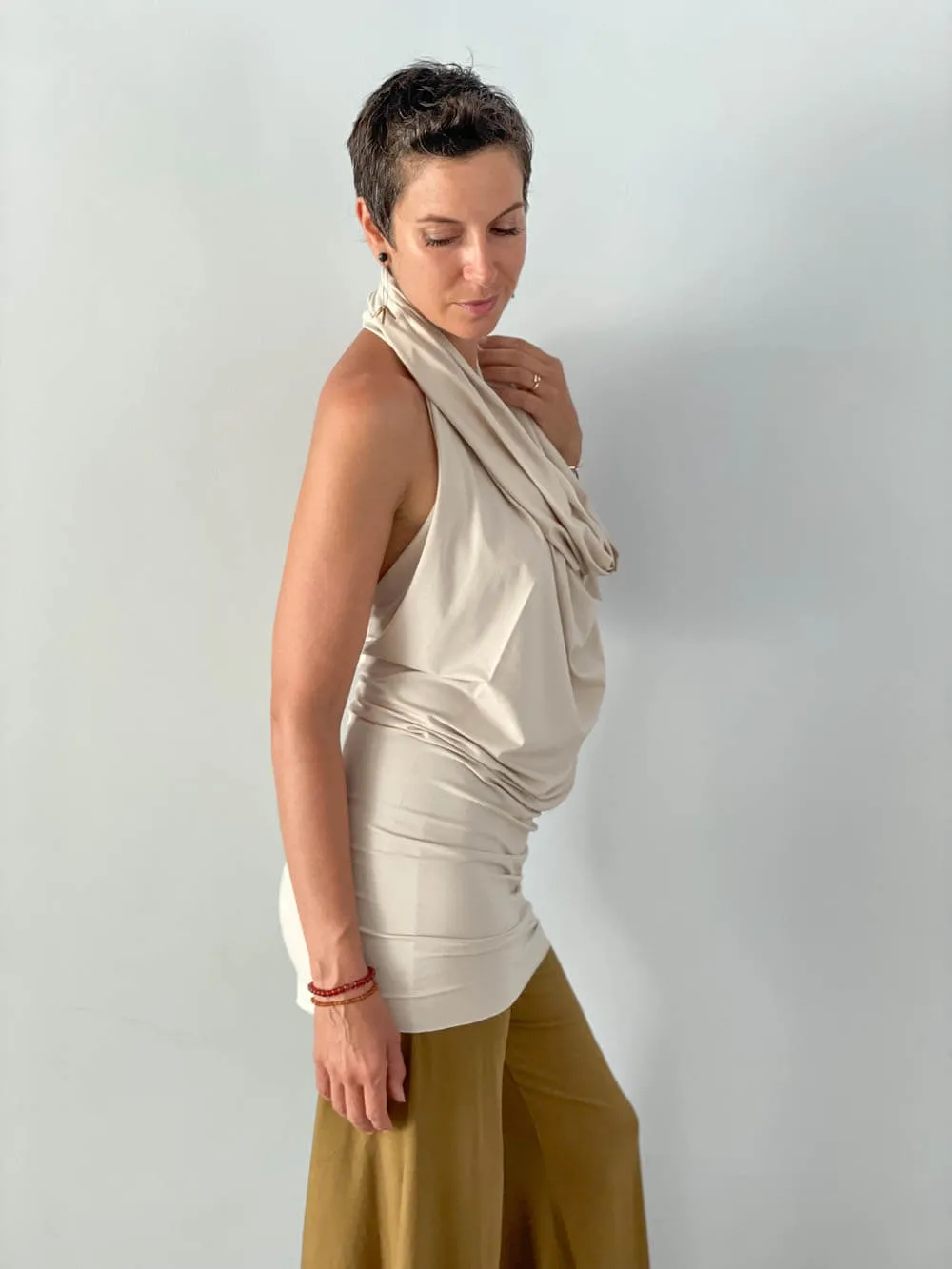 Convertible Wing Shrug Tunic