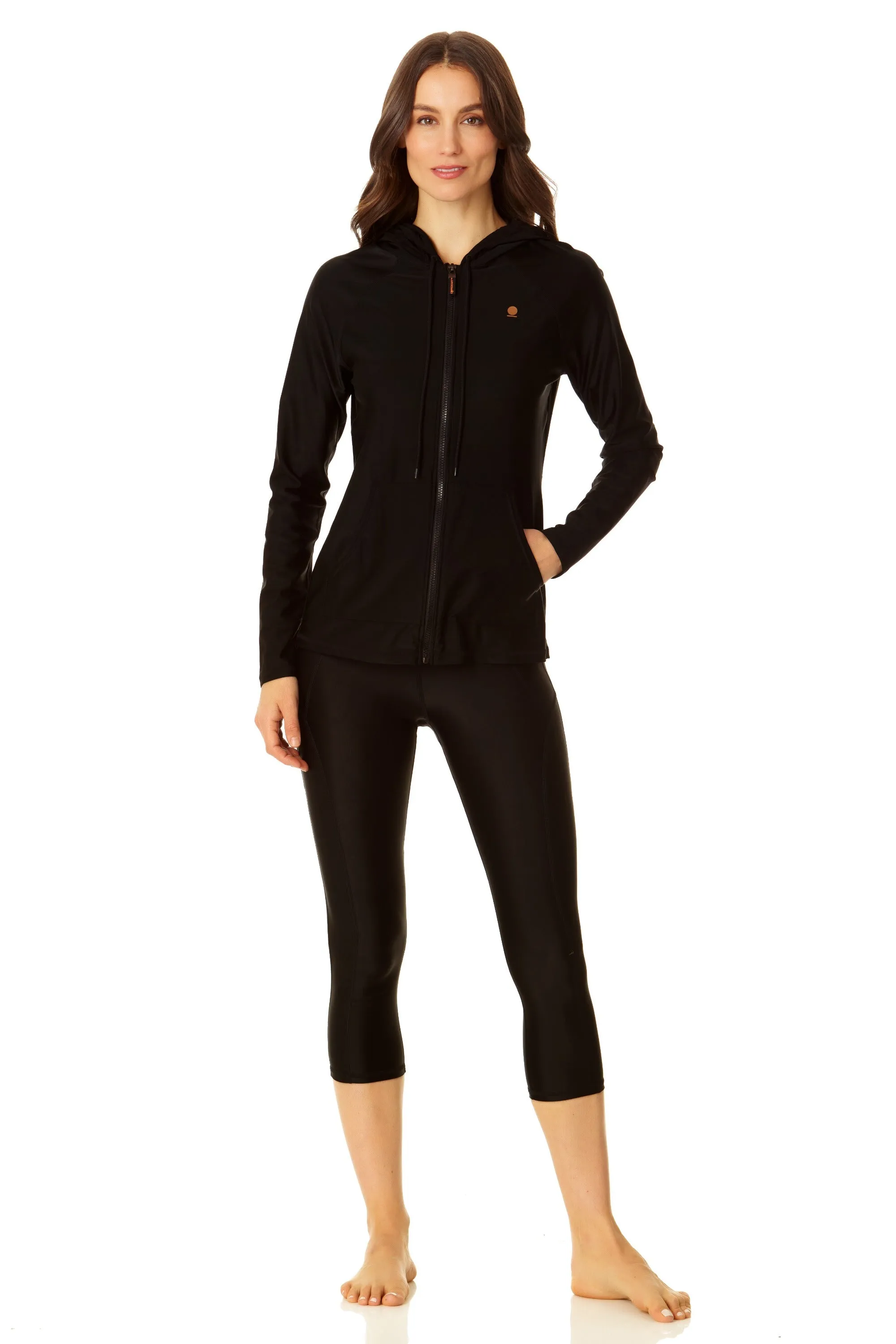 Coppersuit - Women's Long Sleeve Zip Front Swim Hoodie