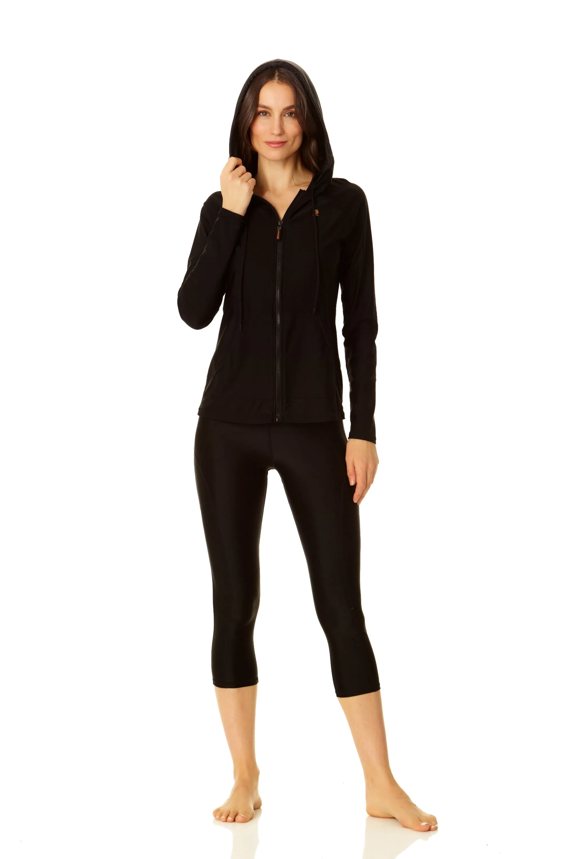 Coppersuit - Women's Long Sleeve Zip Front Swim Hoodie