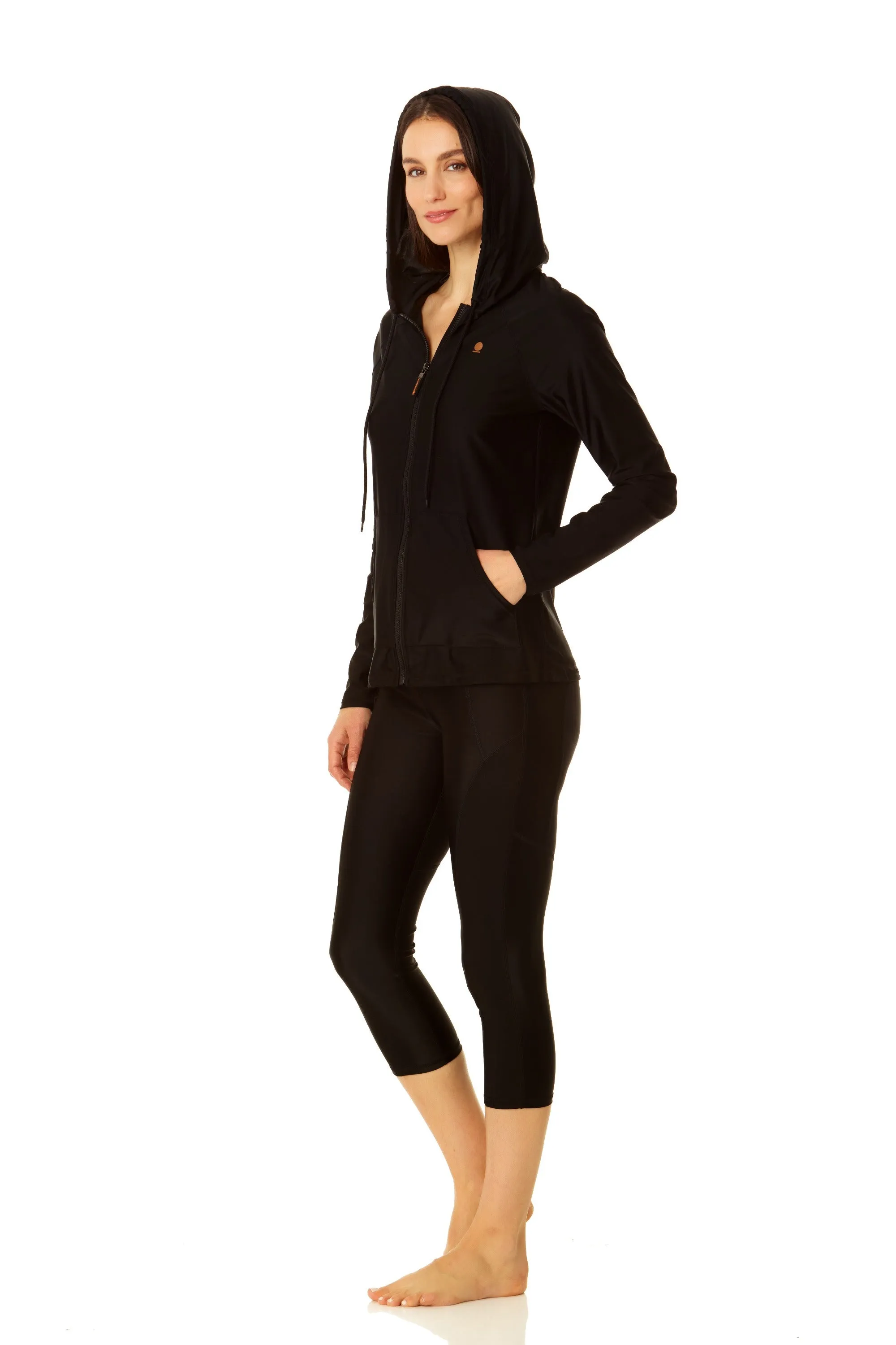 Coppersuit - Women's Long Sleeve Zip Front Swim Hoodie