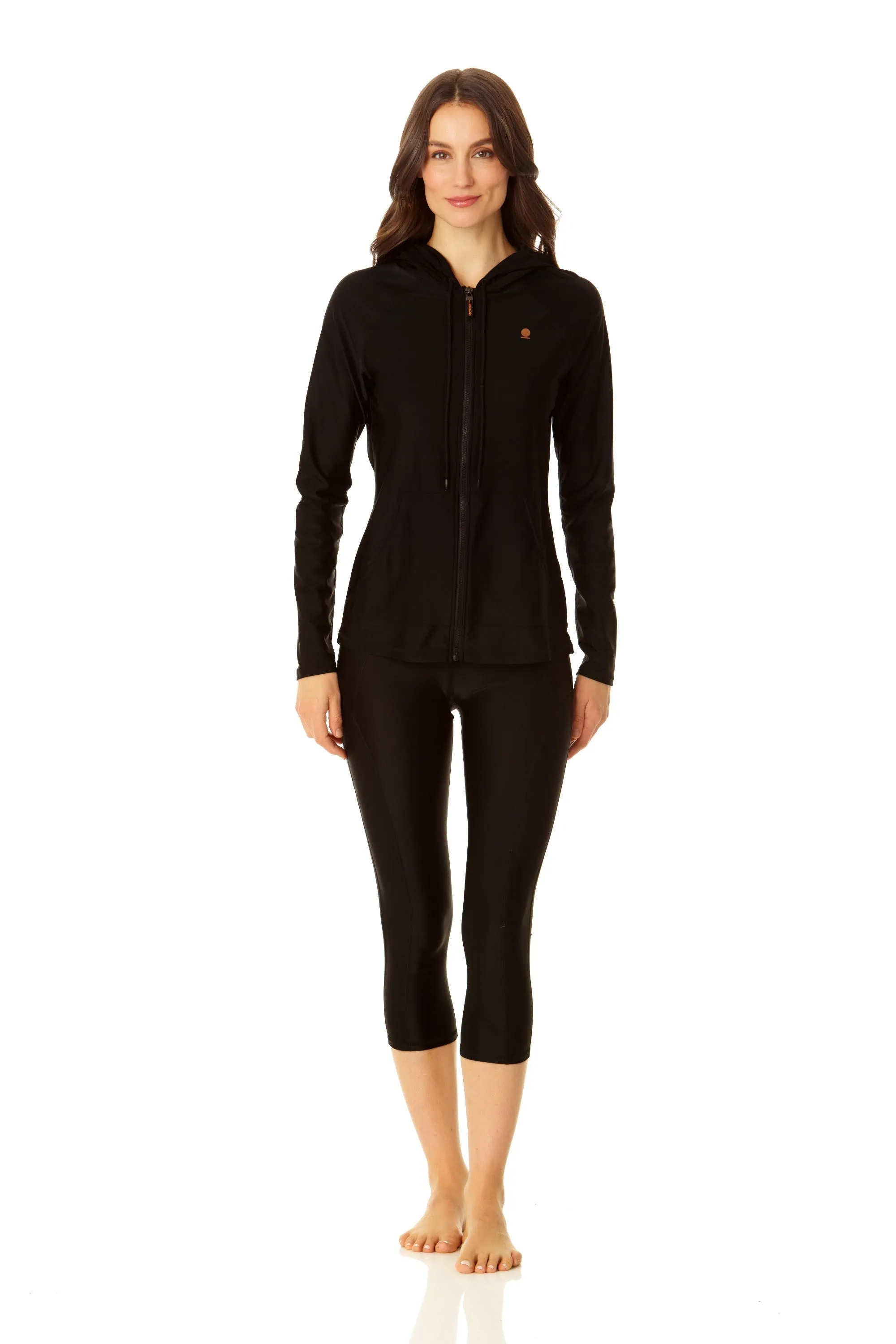 Coppersuit - Women's Long Sleeve Zip Front Swim Hoodie