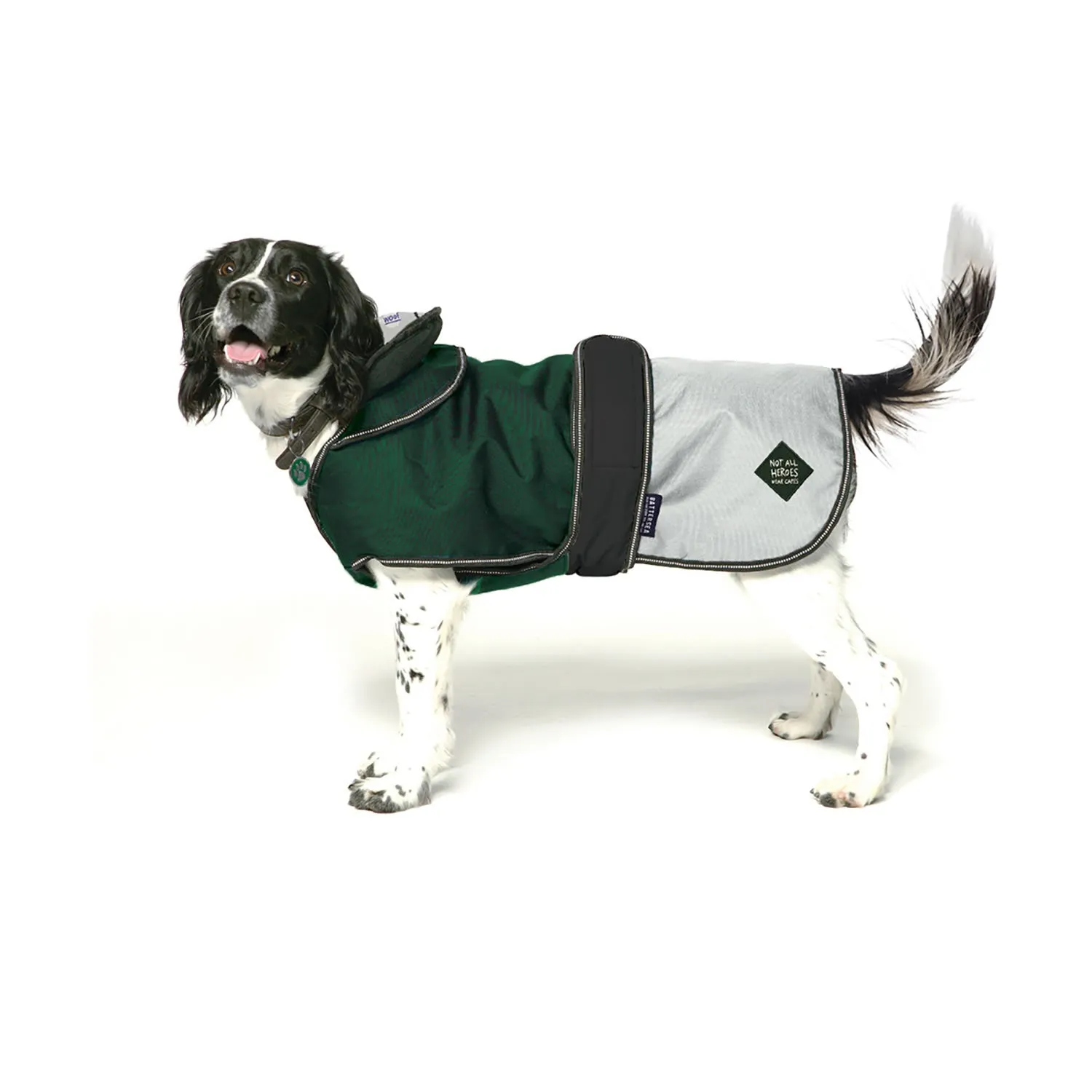 Danish Design Battersea 2-in-1 Dog Coat Green 55cm Clearance