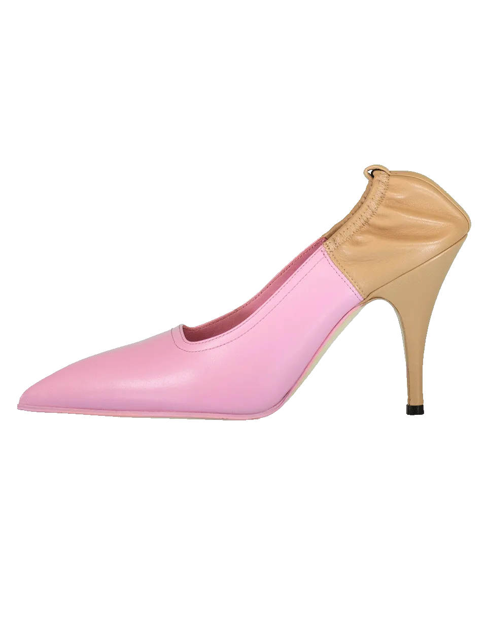 Dorothy Elastic Back Pointed Pump