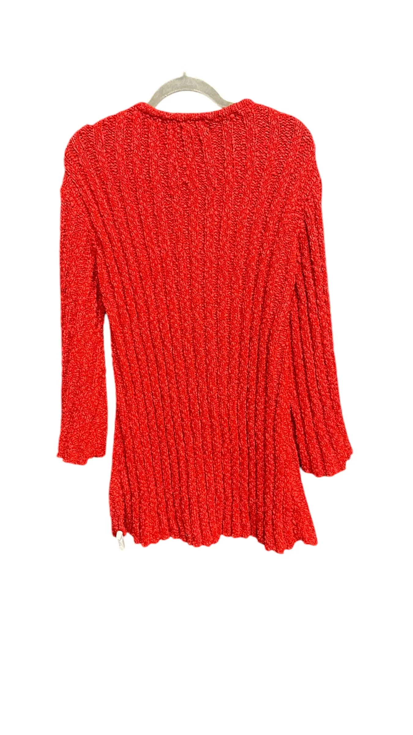 Dress Sweater By Peach Love Cream California In Red, Size: S