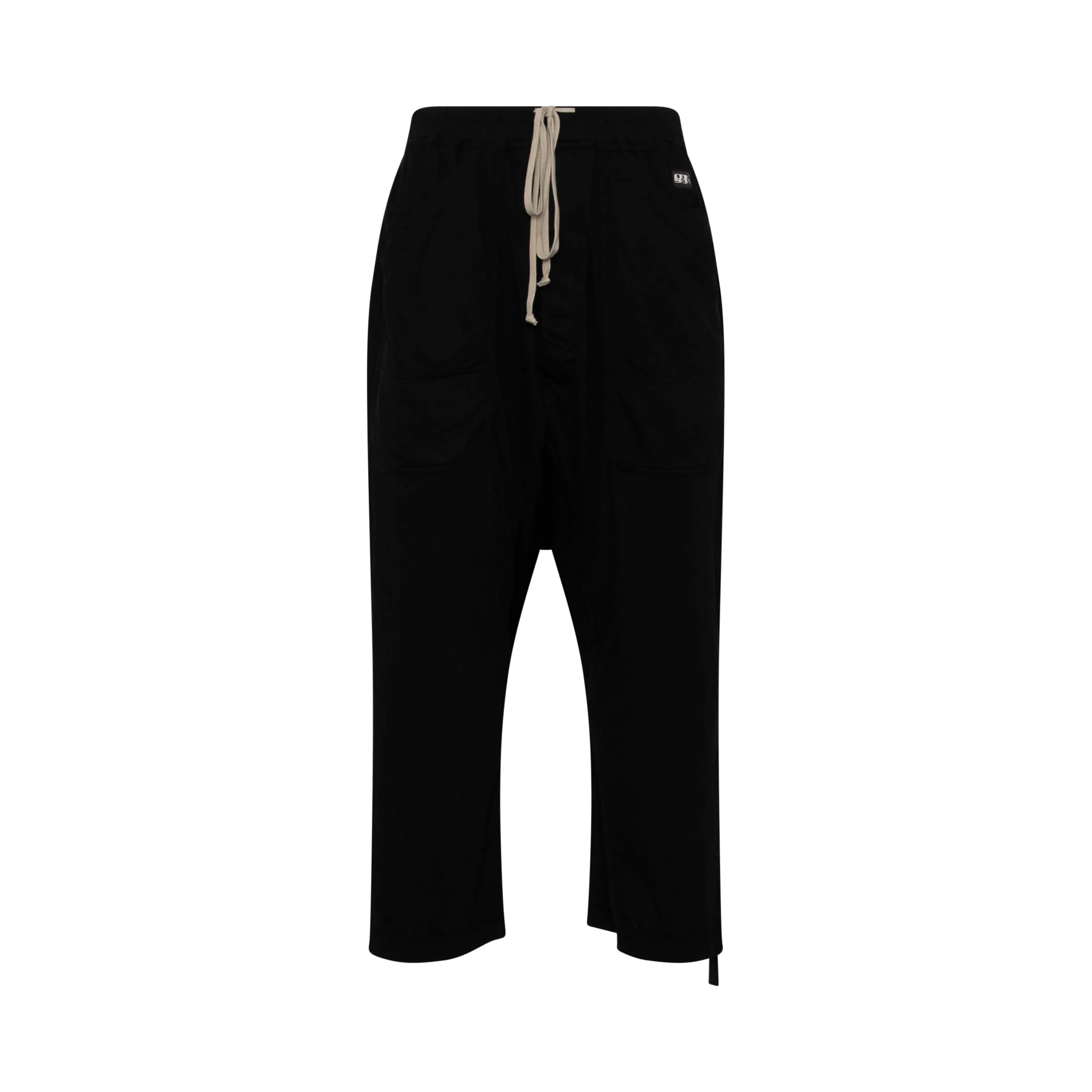 DRKSHDW Cropped Cargo Pants in Black