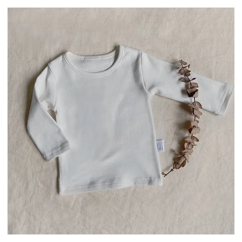 Earthy Long Sleeve Cotton Baby Tee