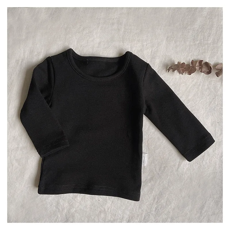 Earthy Long Sleeve Cotton Baby Tee