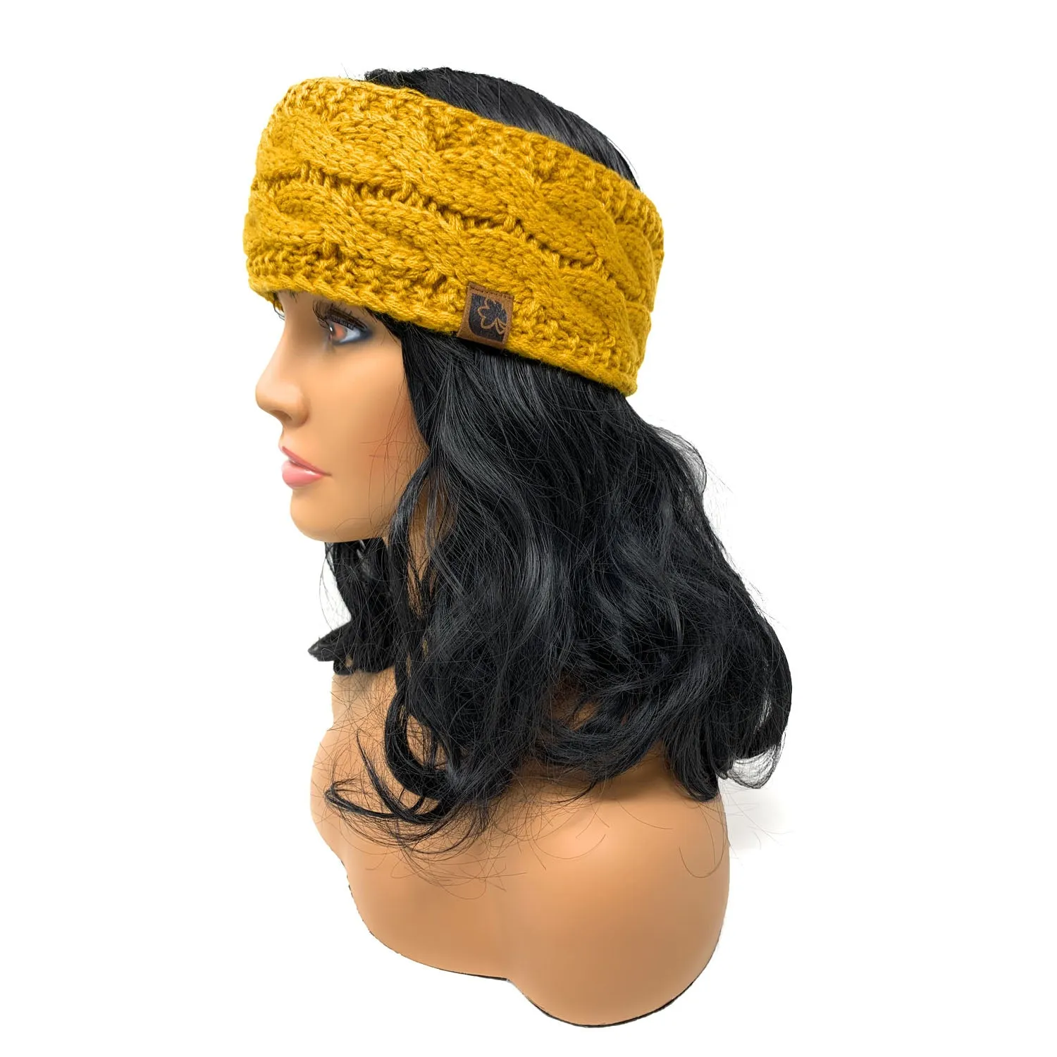 Empire Cove Reversible Headband Beanie Womens Winter Warm Solid Cable Knit