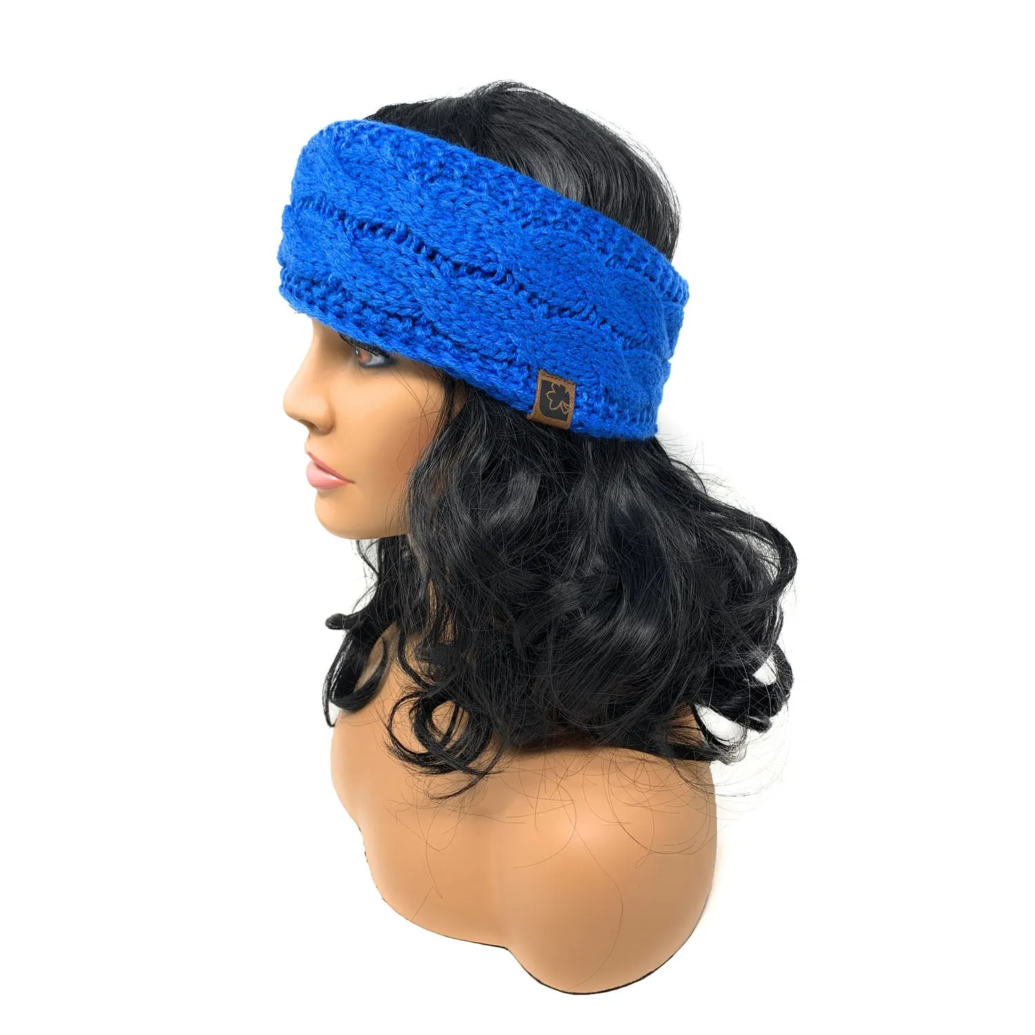 Empire Cove Reversible Headband Beanie Womens Winter Warm Solid Cable Knit