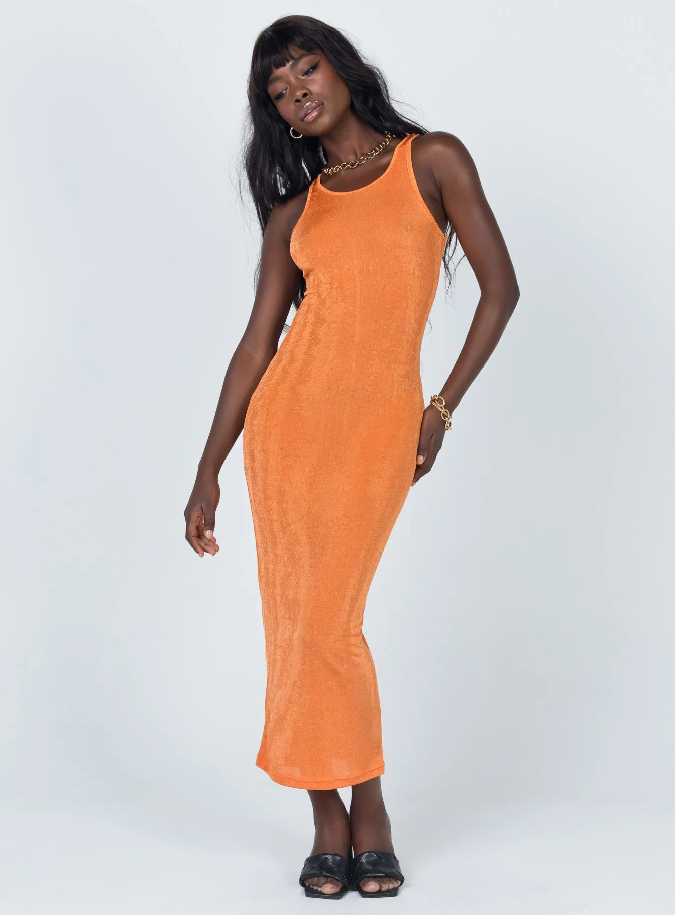 Everlast Midi Dress Orange