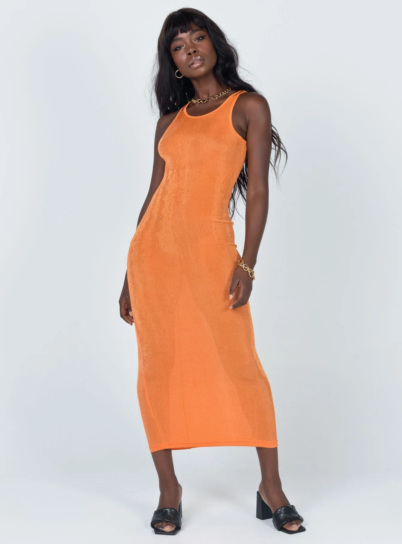 Everlast Midi Dress Orange