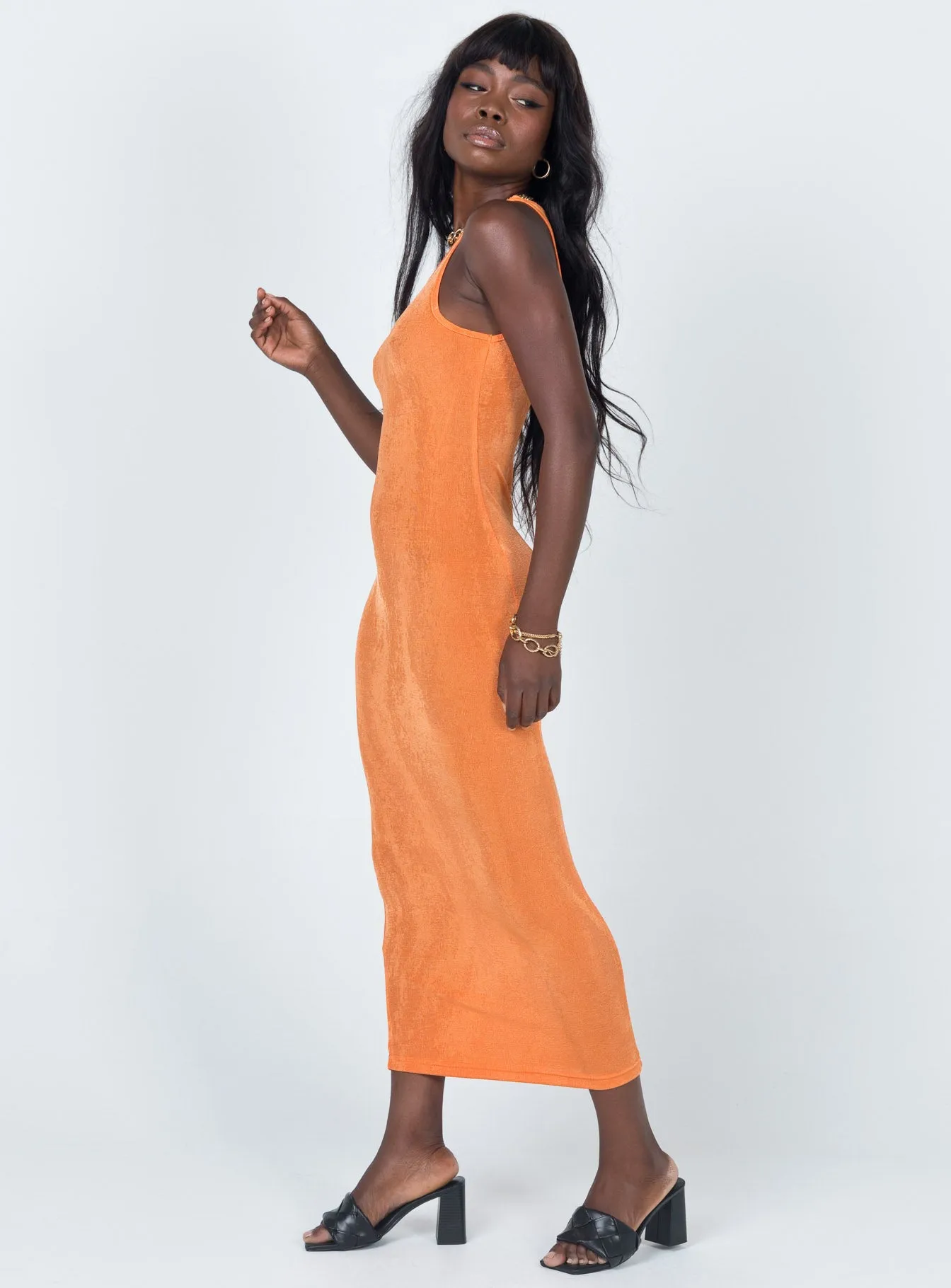 Everlast Midi Dress Orange