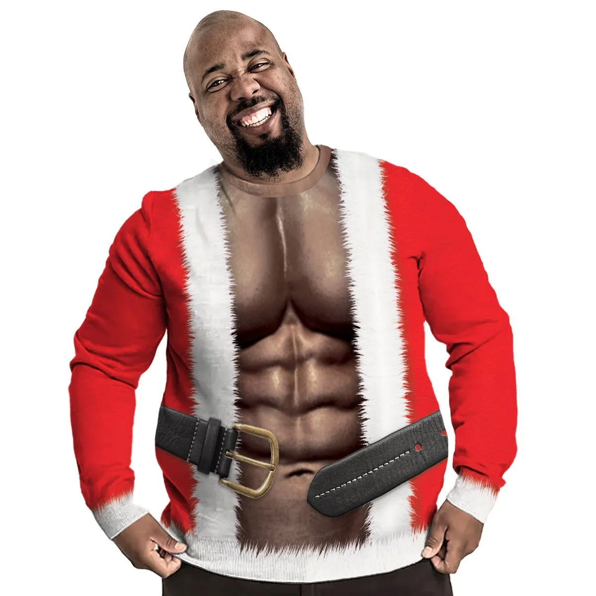 Fit Santa Claus Sweatshirt