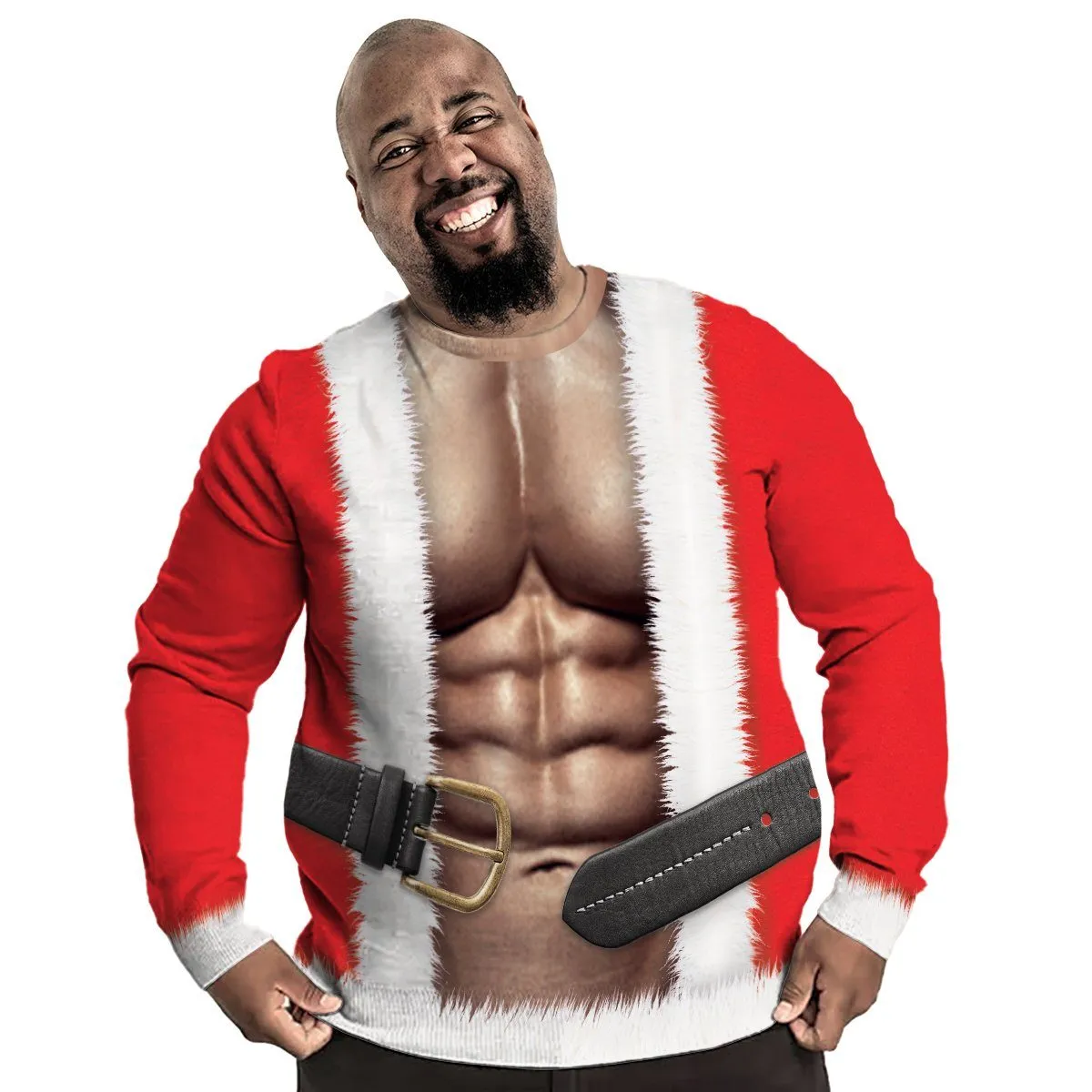 Fit Santa Claus Sweatshirt