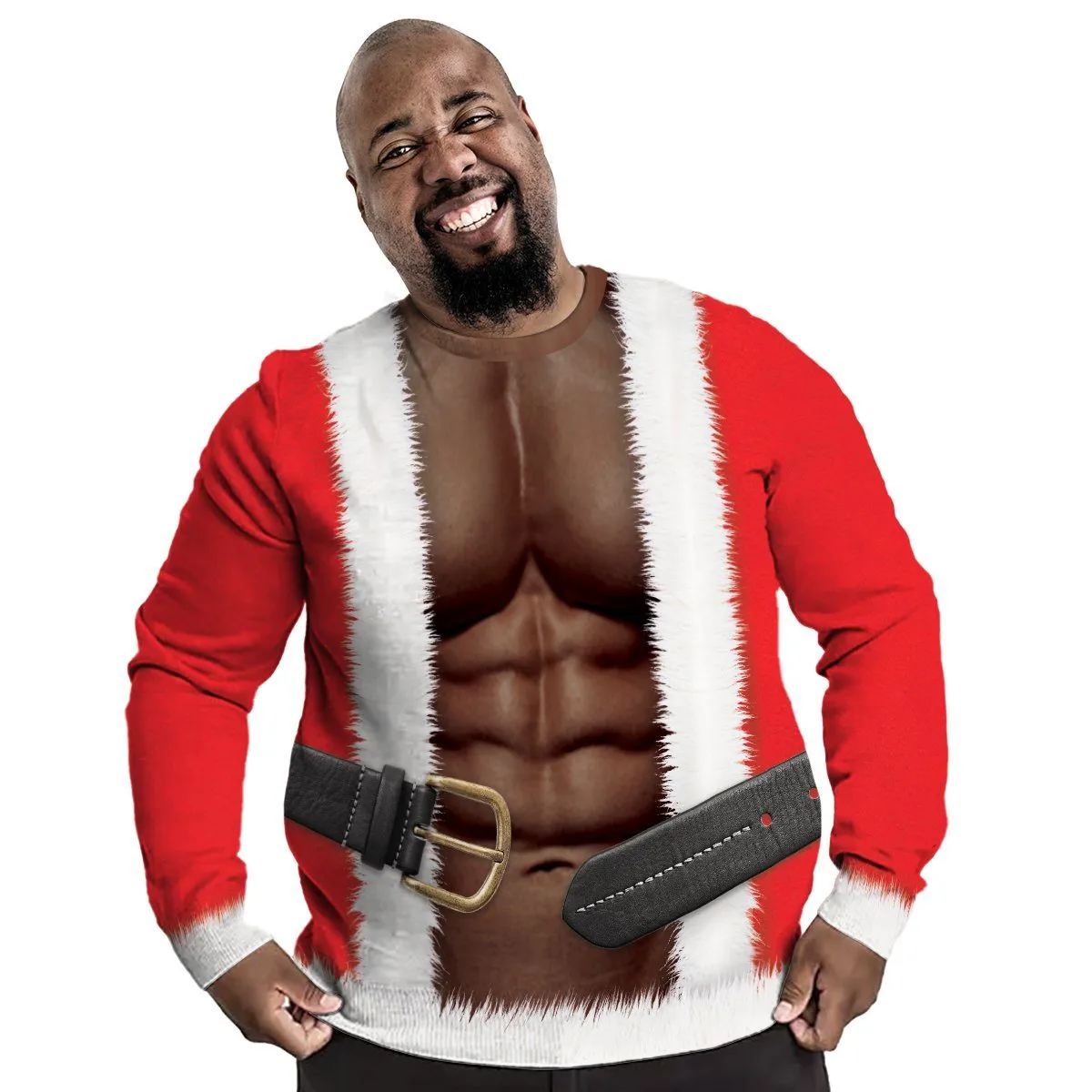 Fit Santa Claus Sweatshirt