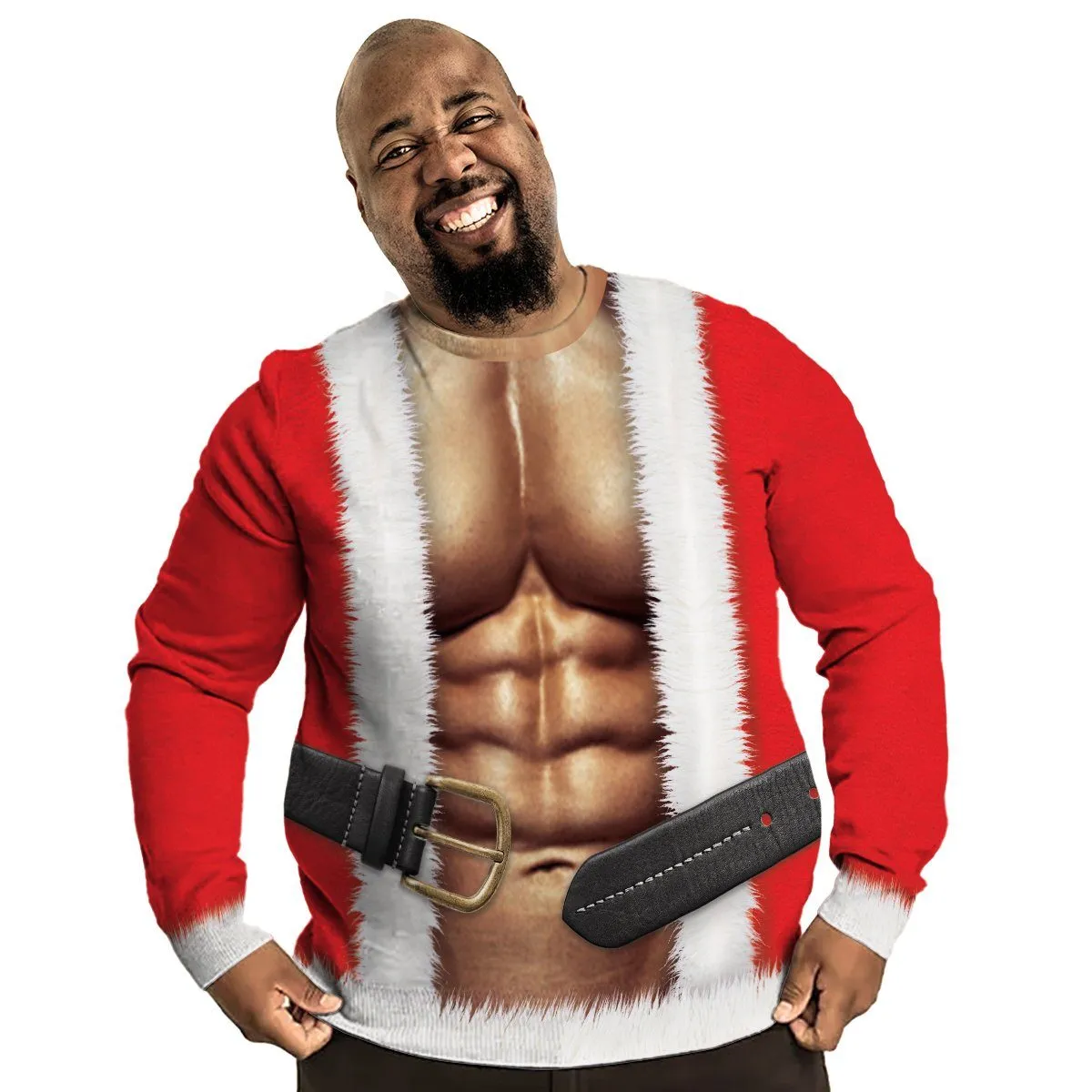 Fit Santa Claus Sweatshirt