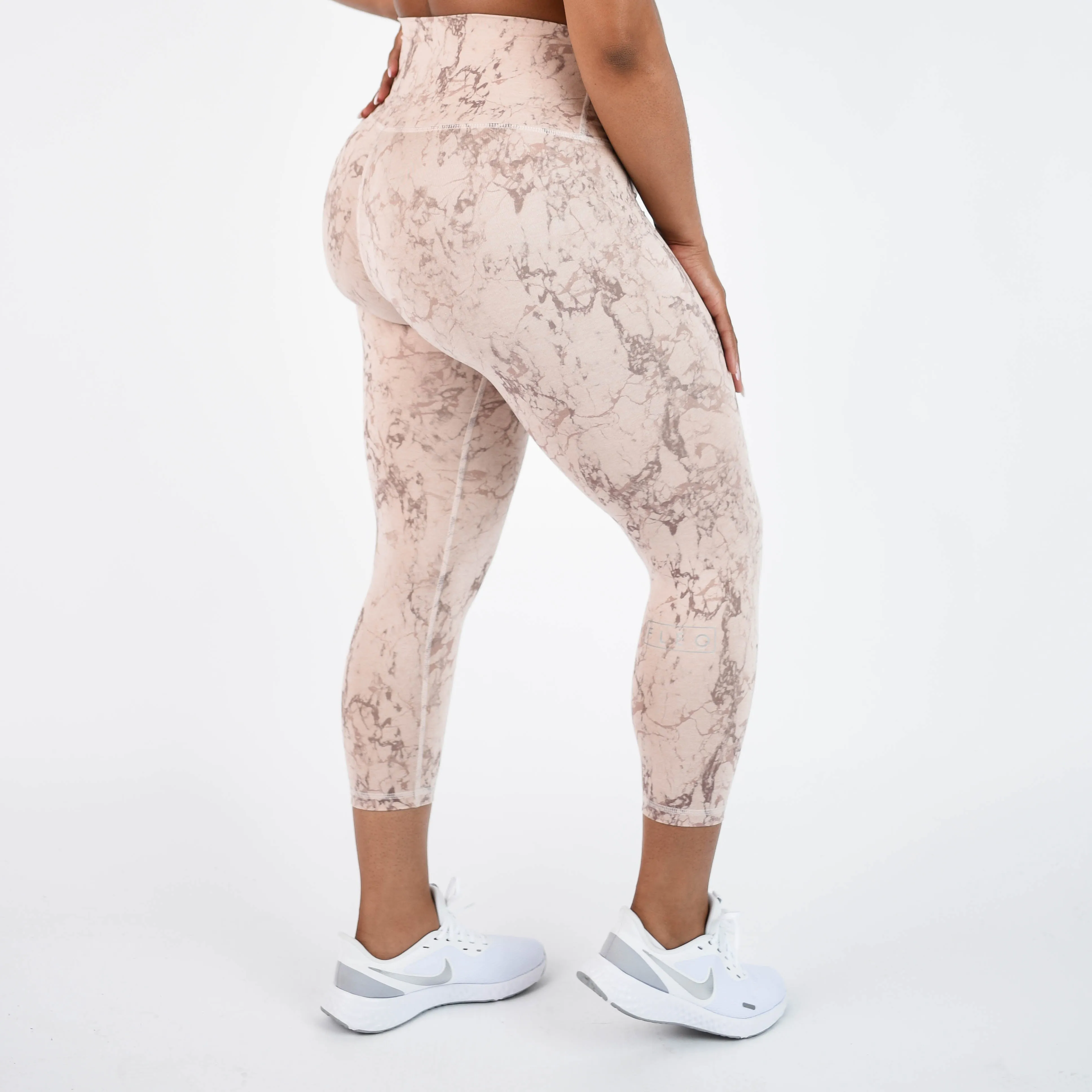 FLEO El Toro 21" Rose Marble Leggings