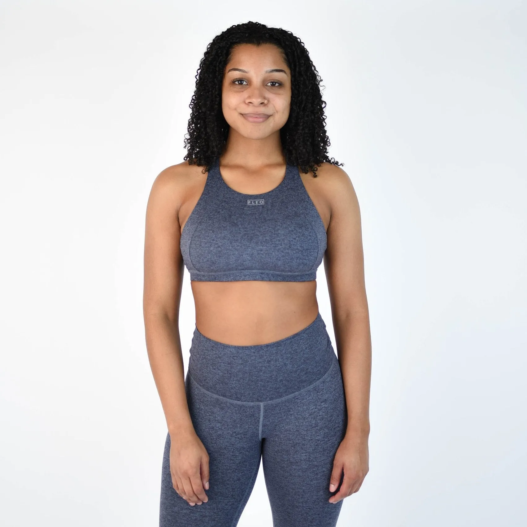 FLEO Jourdaine Sports Bra - Blue Folkstone