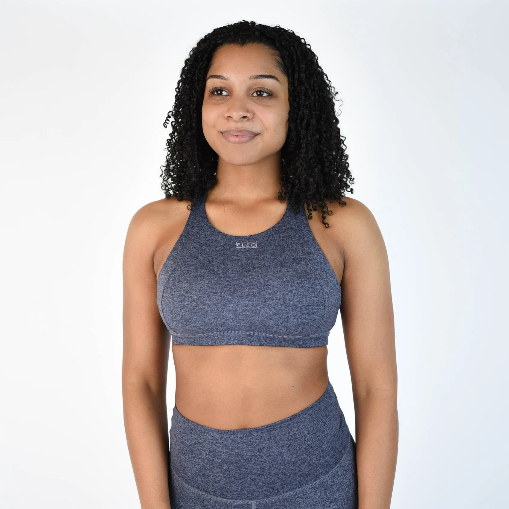 FLEO Jourdaine Sports Bra - Blue Folkstone