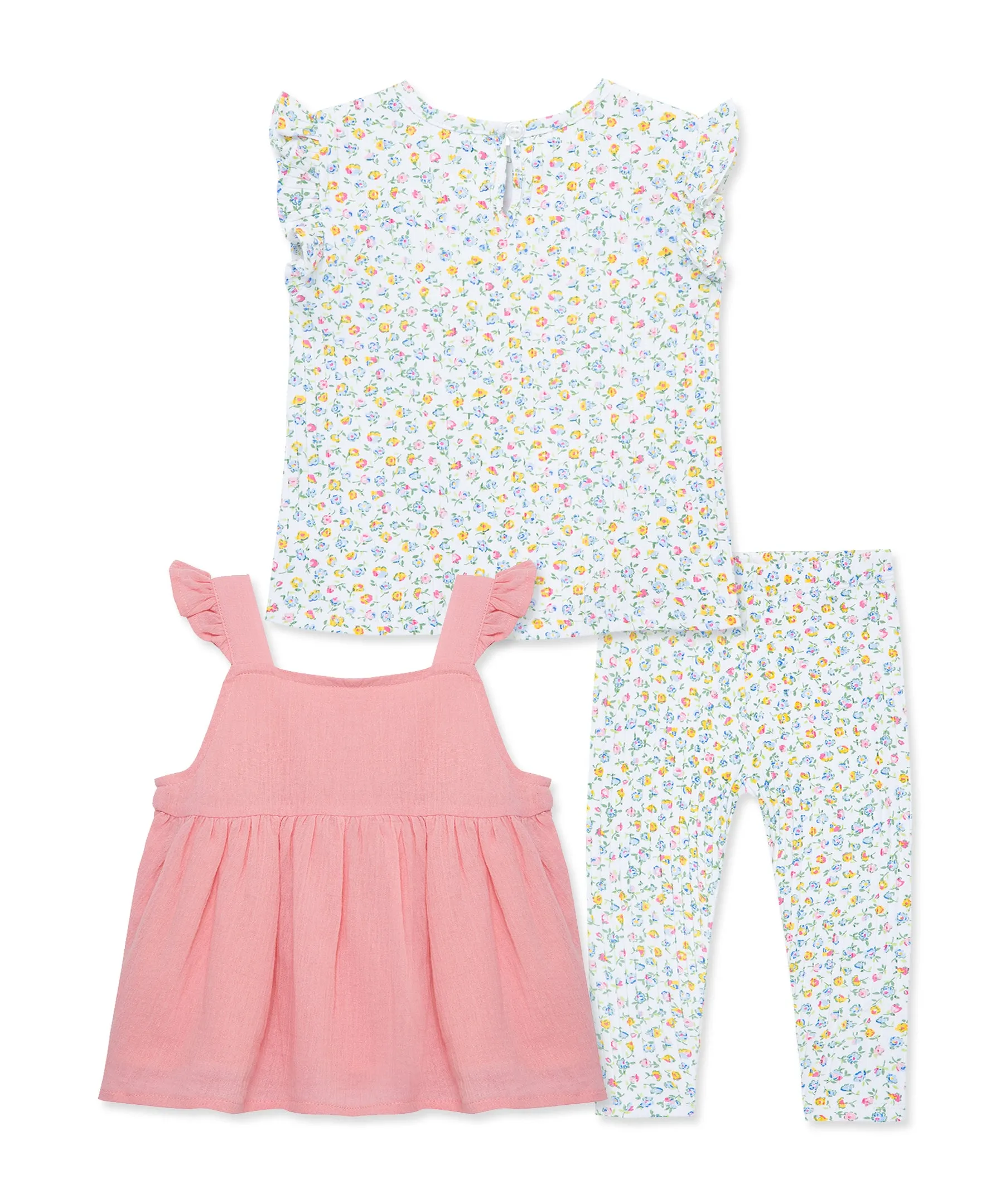 Floral 3-Piece Toddler Play Set (2T-4T)