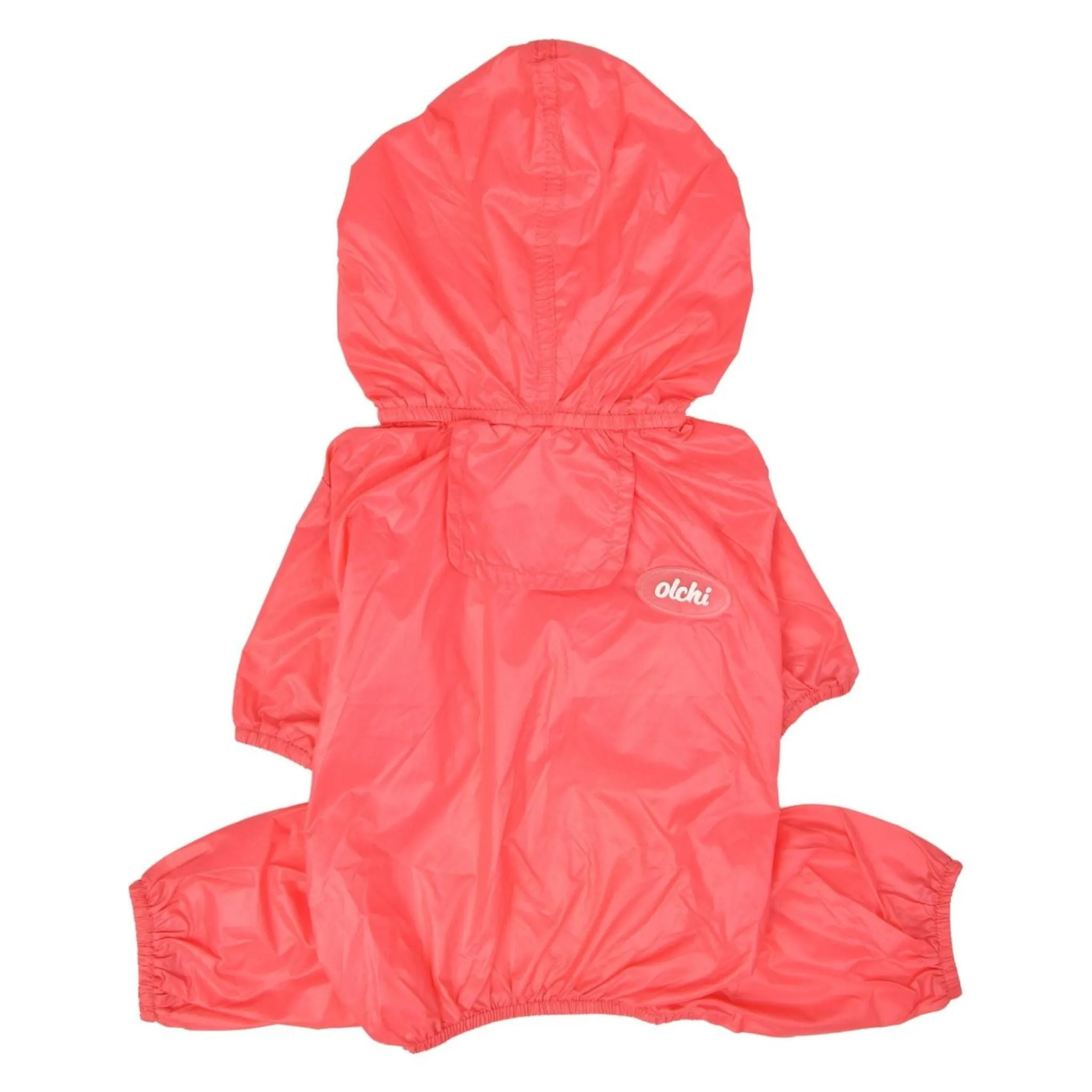 Full Coverage Pet Dog Raincoat Pink