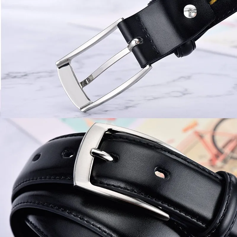 Funki Buys | Belts | Men's Classic Genuine Leather Luxury Belt