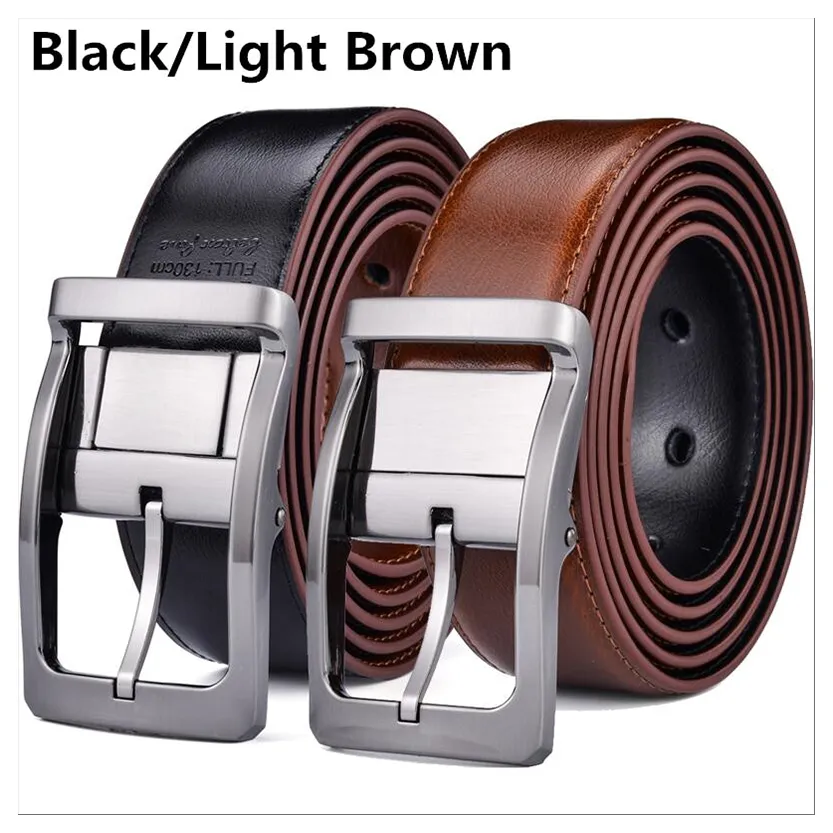 Funki Buys | Belts | Men's Leather Reversible Belt | Rotatable