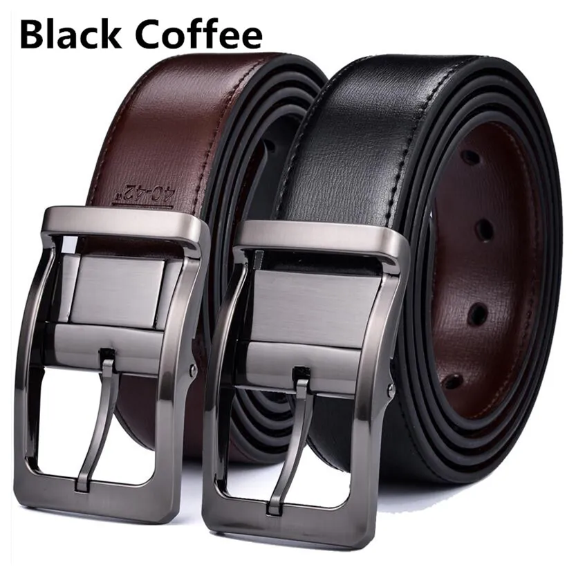 Funki Buys | Belts | Men's Leather Reversible Belt | Rotatable