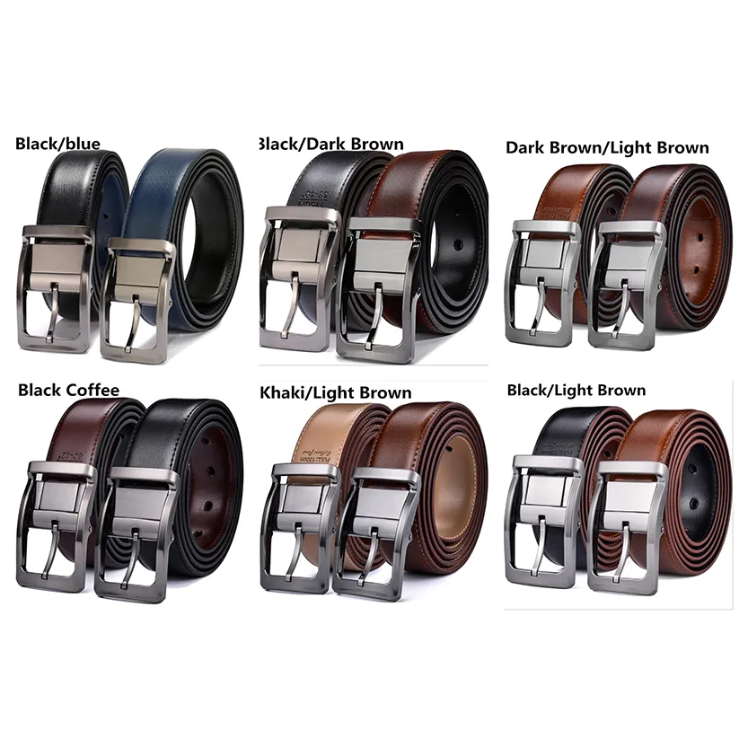 Funki Buys | Belts | Men's Leather Reversible Belt | Rotatable