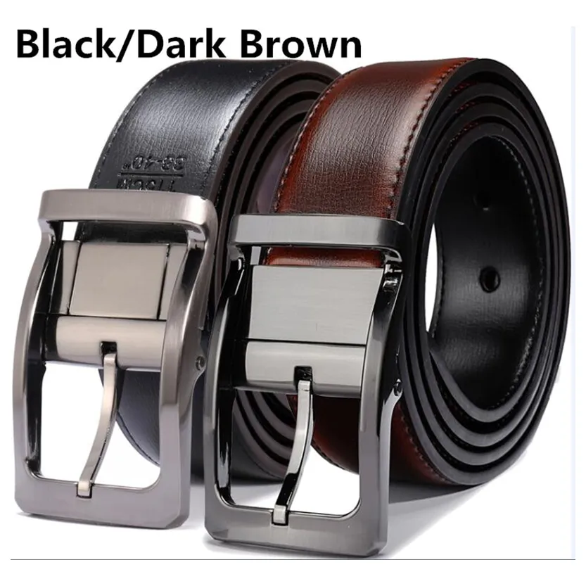 Funki Buys | Belts | Men's Leather Reversible Belt | Rotatable