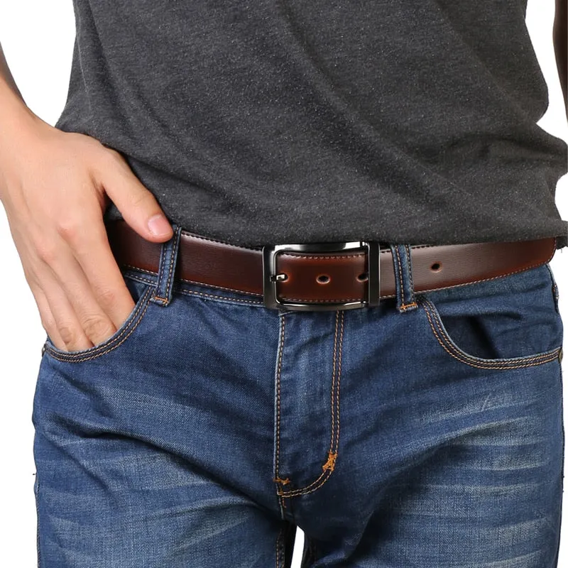 Funki Buys | Belts | Men's Leather Reversible Belt | Rotatable