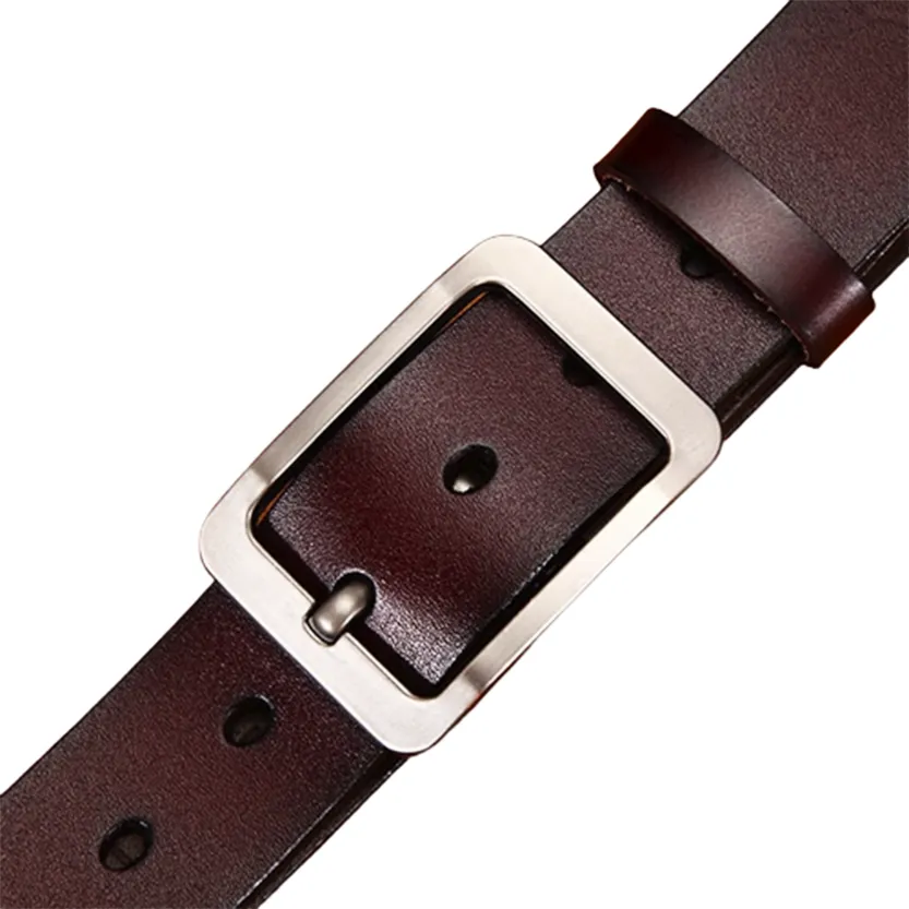 Funki Buys | Belts | Men's Leather Strap Luxury Pin Buckle Belt