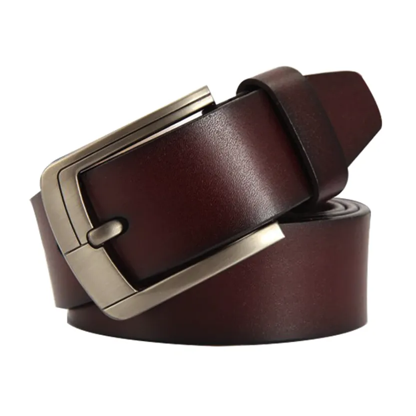 Funki Buys | Belts | Men's Leather Strap Luxury Pin Buckle Belt