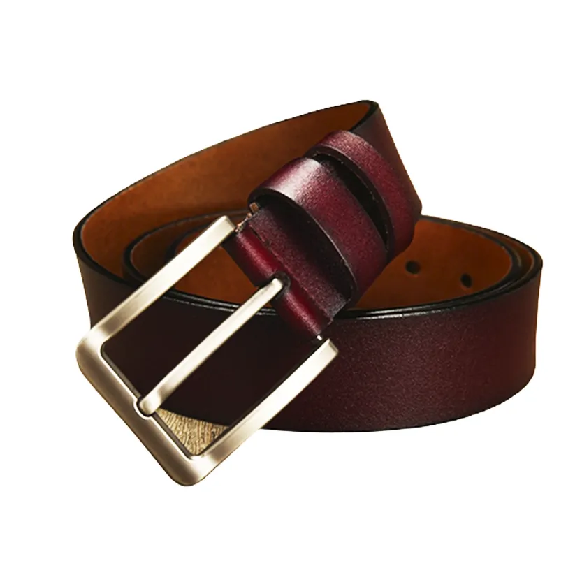 Funki Buys | Belts | Men's Leather Strap Luxury Pin Buckle Belt