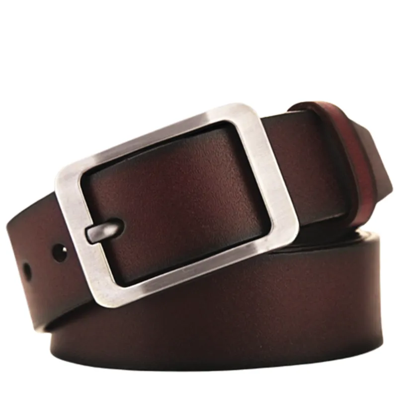 Funki Buys | Belts | Men's Leather Strap Luxury Pin Buckle Belt